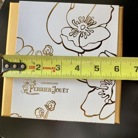 Perrier Jouet Verre Bell Epoque 4pc Acrylic Coaster Set - Picture 11 of 13